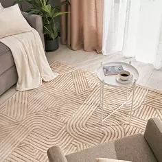 Ковер полипропилен Ctim Зоя 8123Y 160x235 см цвет бежевый