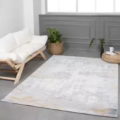 Ковер полиэстер Inspire Breeze 5623А 80x150 см прямоугольный цвет светло-серый