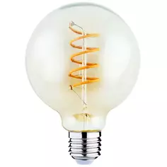 Лампочка декоративная G125 тонированая 4 Вт E27 8518 Без бренда