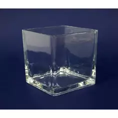 Подсвечник Evis Стеклянный кубик 100x100 см стекло цвет прозрачный Эвис