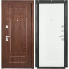 Дверь входная металлическая Мельбурн 86x201 см правая белая Belwooddoors