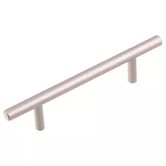 Ручка-рейлинг мебельная Бира 96 мм, цвет матовый никель Без бренда