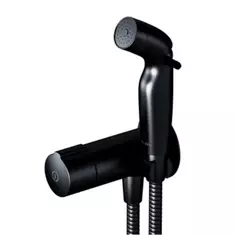Гигиенический душ AM.PM X-Joy TouchReel F0H85A522, набор со смесителем, цвет черный матовый Am.Pm.