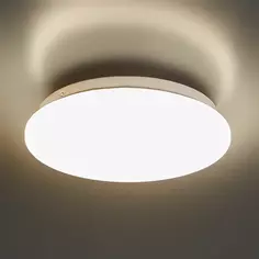 Светильник настенно-потолочный светодиодный Uni 10 м² нейтральный белый свет цвет белый Lumin Arte