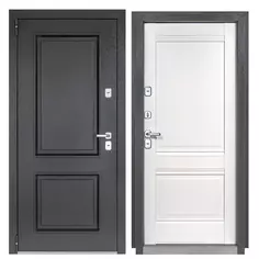 Дверь входная металлическая Порта Т-4 98x205 см левая белая Portika