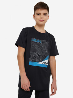 Футболка для мальчиков FILA, Черный