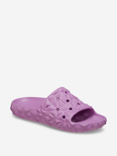 Шлепанцы женские Crocs Classic Geometric Slide V2, Розовый