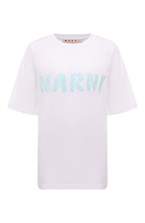 Хлопковая футболка Marni
