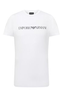 Хлопковая футболка Emporio Armani