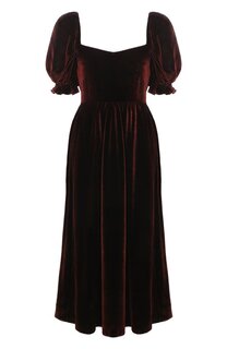 Платье из вискозы и шелка Saloni