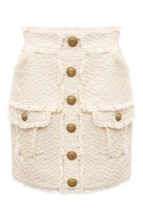 Хлопковая юбка Balmain