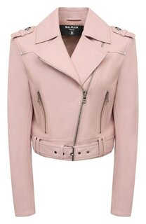Кожаная куртка Balmain