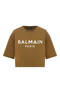 Хлопковая футболка Balmain