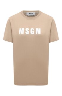 Хлопковая футболка MSGM