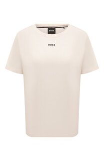 Хлопковая футболка BOSS