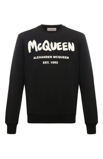 Хлопковый свитшот Alexander McQueen