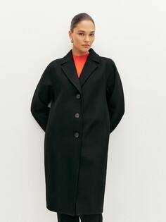 Пальто шерстяное однобортное (54) Lalis