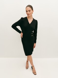 Платье приталенное на запах (52) Lalis