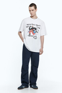 футболка мужская Футболка хлопковая с новогодним принтом Befree