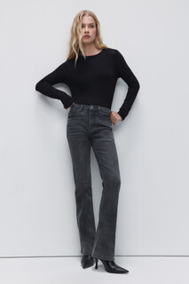 брюки джинсовые женские Джинсы Flare расклешенные с высокой посадкой Befree
