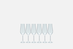 Бокалы для шампанского 170 мл Crystalex