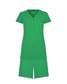 Комплект: футболка и шорты, зеленый Dan Maralex
