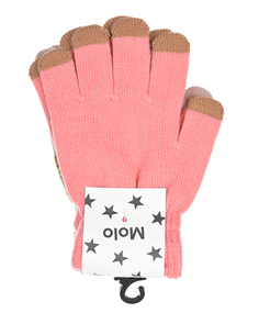 Перчатки, 2 шт, розовый/зеленый Molo детский