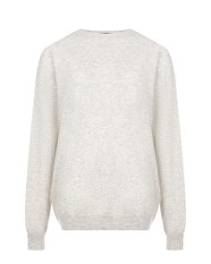 Серый джемпер из шерсти и кашемира Dan Maralex