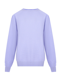 Сиреневый джемпер из шерсти и кашемира Dan Maralex