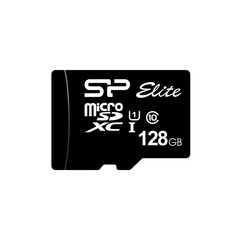 Карта памяти 128Gb - Silicon Power Micro Secure Digital XC Class 10 UHS-I Elite SP128GBSTXBU1V10