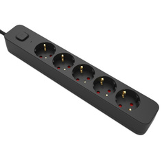 Сетевой фильтр Гарнизон 5 Sockets 5m Black EPS-5-B-5