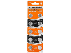Батарейка LR1130 - Minamoto AG10 LR1130/10BL (10 штук)