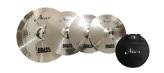 Тарелки, барабаны для ударных установок AISEN BRASS CYMBAL PACK