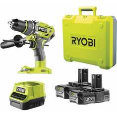 Бесщеточная ударная дрель-шуруповерт Ryobi