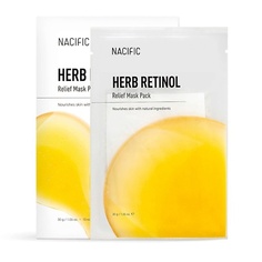 Маска для лица NACIFIC Маска тканевая питательная с ретинолом и экстрактом трав Herb Retinol Relief Mask Pack
