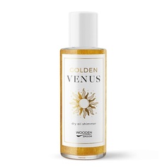 WOODEN SPOON Масло для тела сухое Золотое сияние Golden Venus Face & Body Dry Oil Shimmer Gold