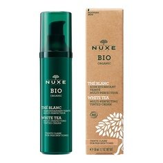 Крем для лица NUXE Крем совершенствующий для лица оттеночный светлый Bio Organic White Tea Multi - Perfecting Tinted Cream