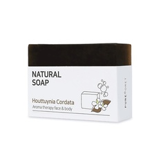 Мыло твердое PUREFORET Мыло твёрдое с хауттюйнией сердцевидной Natural Soap Houttuynia Cordata