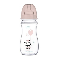 Бутылочка для детей CANPOL BABIES Бутылочка для кормления Exotic Animals c широким горлом, от 12 месяцев