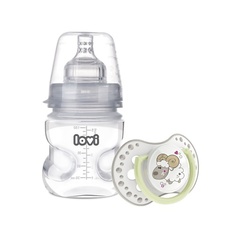 Бутылочка для детей LOVI Бутылочка для кормления Lovi Medical+ с силиконовой пустышкой