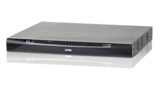 Коммутатор Aten KN4124VA-AX-G 24-портовый КВМ с доступом по IP и поддержкой 1-локального/4-удаленных сеансов доступа и функцией Virtual Media, 1920 x