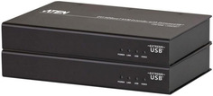Удлинитель Aten CE610A-AT-G KVM USB, DVI Single Link+KBD/MOUSE USB, 100 метр., 1xUTP Cat5e, DVI-D+USB B-тип>3xUSB A-тип, F, с KVM-шнуром USB DVI-D Sin