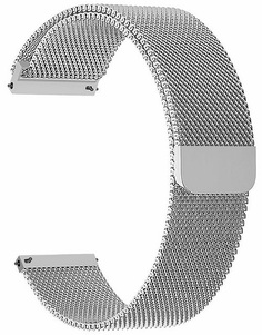 Ремешок на руку Lyambda CAPELLA DS-GM-01-20-SL из нержавеющей стали для часов 20 mm silver