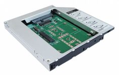 Салазки AgeStar SMNF2S для HDD/SSD 2.5", металл ,серебристый