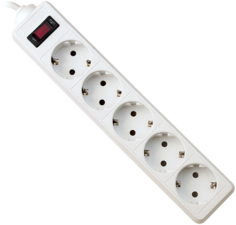 Сетевой фильтр Defender ES 99481 1.8 m 5 розеток