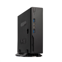 Корпус mini-ITX Foxline FL-103-AD120-DC черный, 120W, 2x USB 3.0, audio, slim