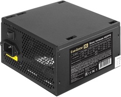 Блок питания ATX Exegate 450PPE EX260640RUS-S 450W, SC, black, APFC, 12cm, 24p+(4+4)p, PCI-E, 3*IDE, 5*SATA, FDD + кабель 220V с защитой от выдергиван