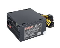 Блок питания ATX Exegate 500NPXE EX221638RUS 500W(+PFC), black, 12cm fan, 24p+4p, 6/8p PCI-E, 4*SATA,3*IDE, FDD
