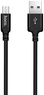 Кабель Hoco X14 6957531062905 USB 2.0, AM/microBM, черный, 2м