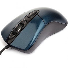 Мышь Gembird MOP-415-B USB, синий, 3кн.+колесо-кнопка, 2400DPI кабель 1.4м